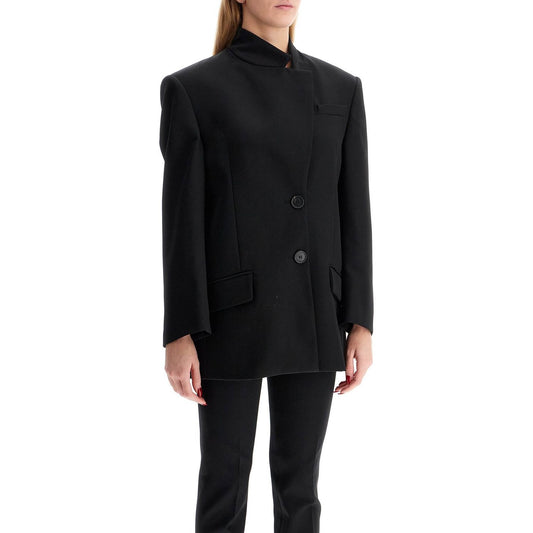 The Attico asymmetric wool blazer for Jackets The Attico