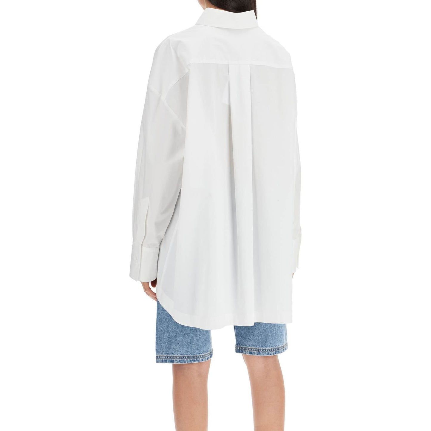 The Attico asymmetric oversized shirt