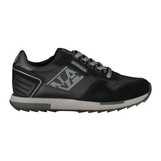 Napapijri Black Polyester Men Sneaker Napapijri