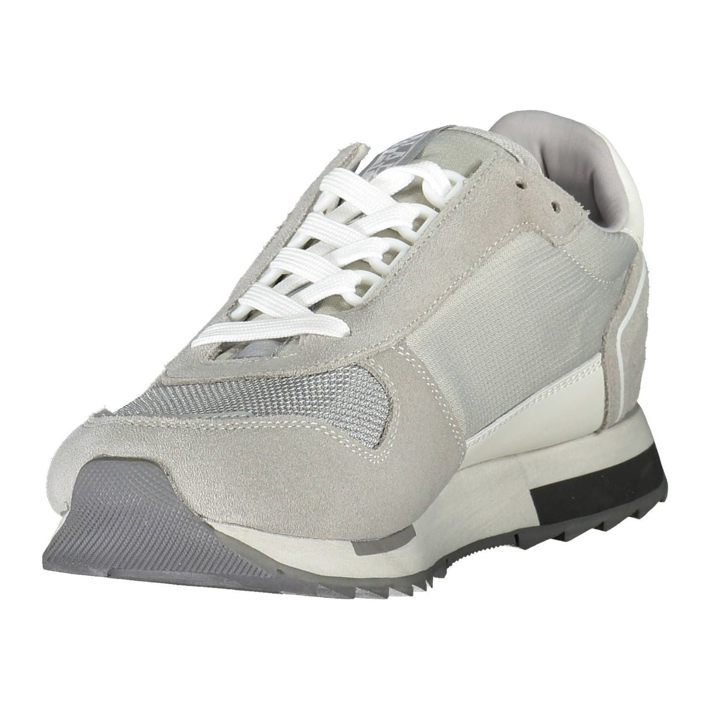 Napapijri Gray Polyester Men Sneaker Napapijri