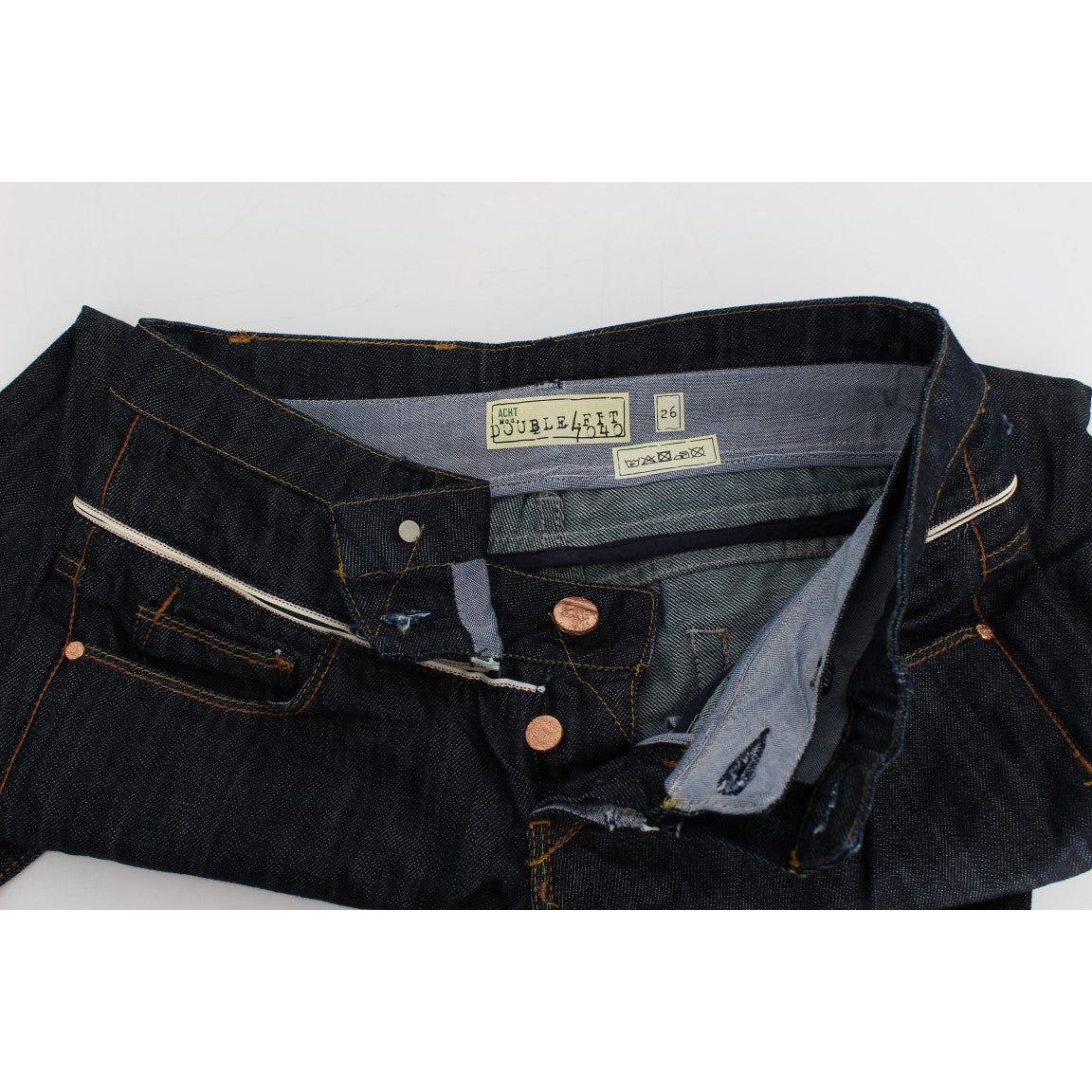 Acht Elegant Straight Leg Dark Blue Jeans Acht