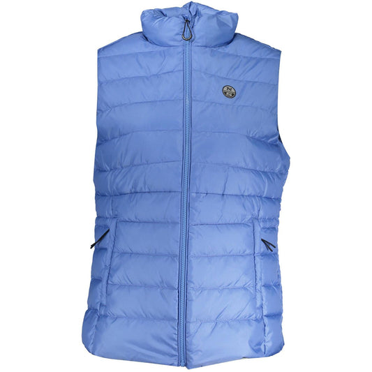 North Sails Light Blue Polyester Women Jacket North Sails