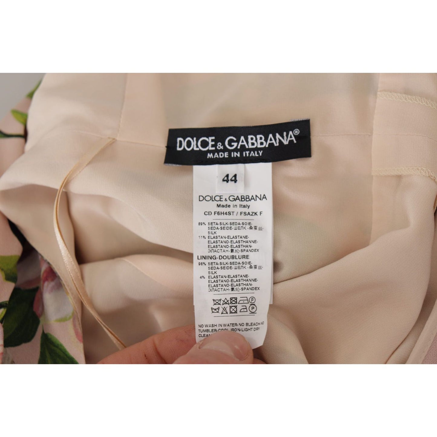 Dolce & Gabbana Elegant Floral Silk Wrap Dress Dolce & Gabbana