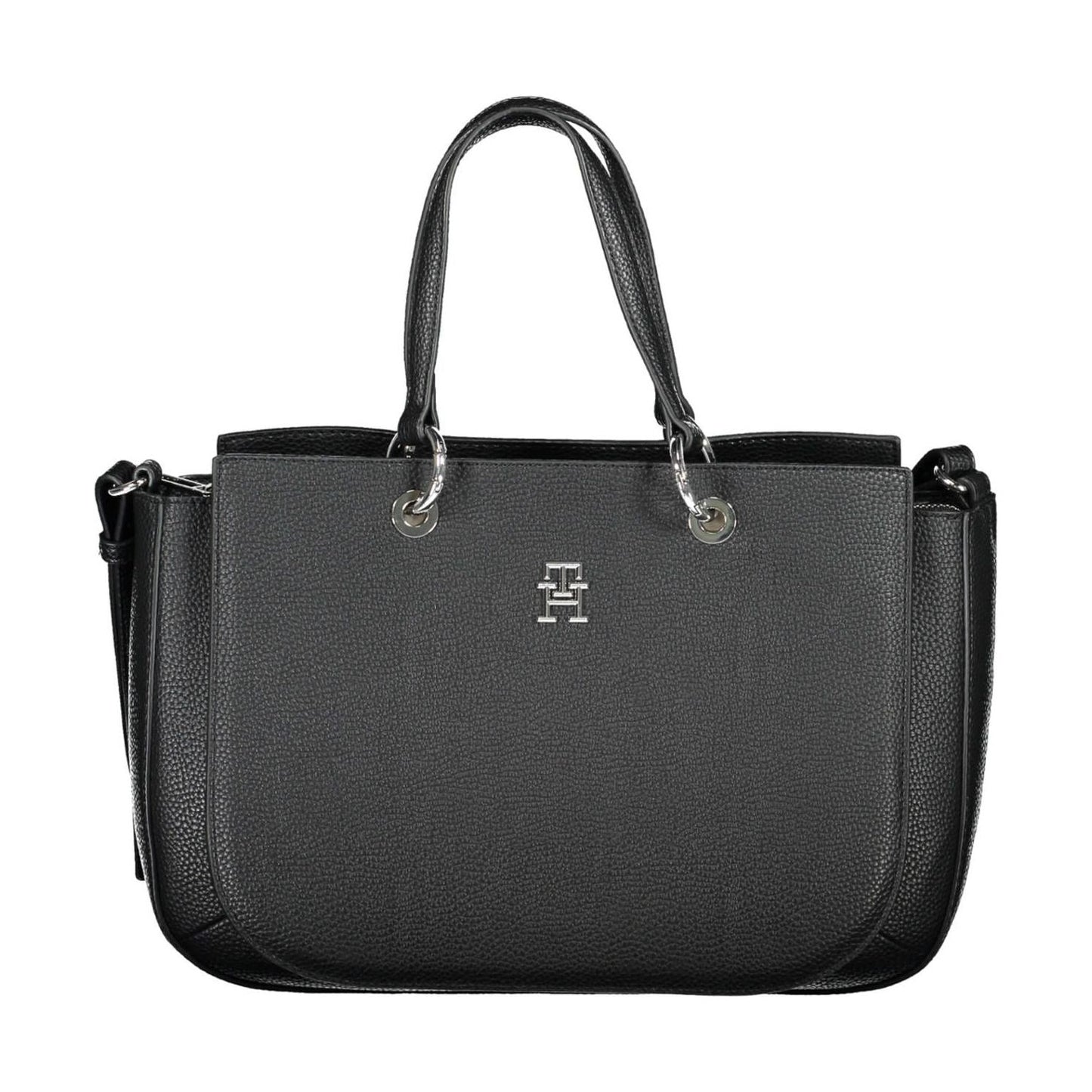 Tommy Hilfiger Black Polyethylene Women Handbag Tommy Hilfiger