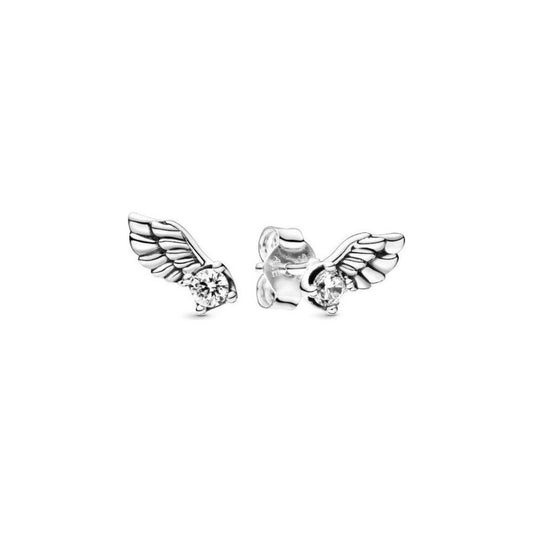 PANDORA JEWELS Mod. SPARKLING ANGEL WING Earrings PANDORA