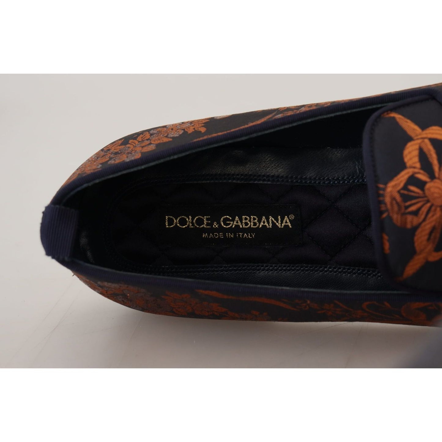 Dolce & Gabbana Elegant Floral Slip-On Loafers Dolce & Gabbana