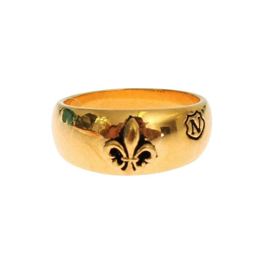 Nialaya Exclusive Gold-Plated Men's Ring Ring Nialaya