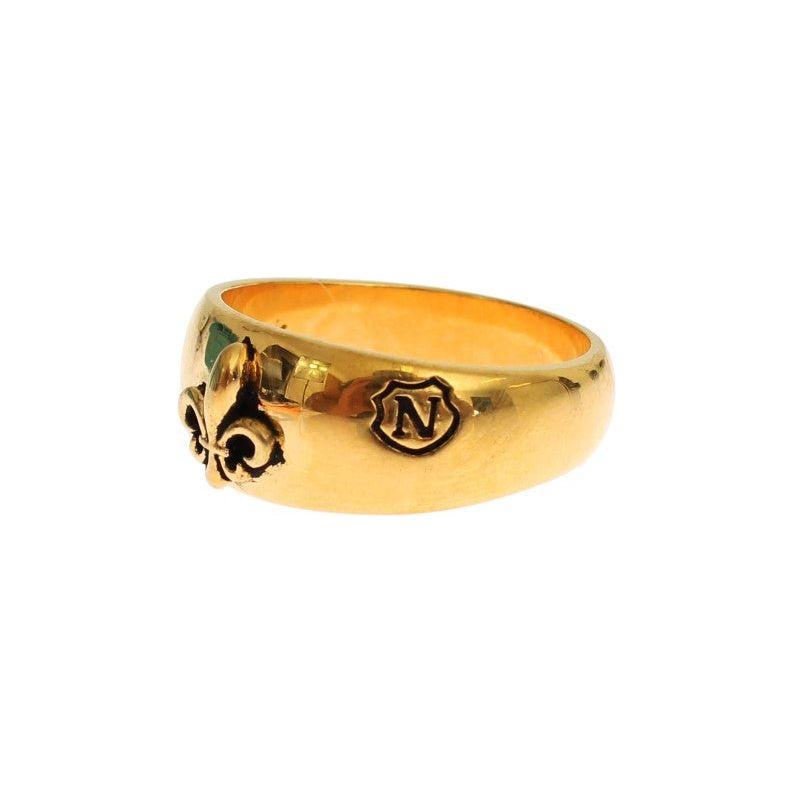 Nialaya Gold Plated 925 Silver Ring Ring