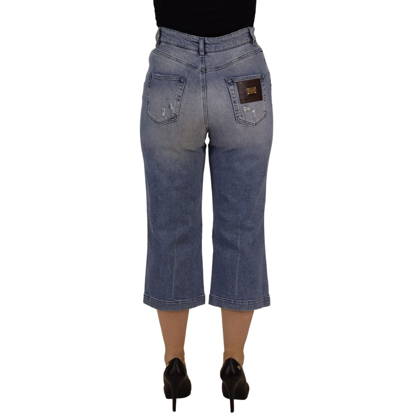 Dolce & Gabbana High Waist Skinny Denim Jeans - Blue Dolce & Gabbana