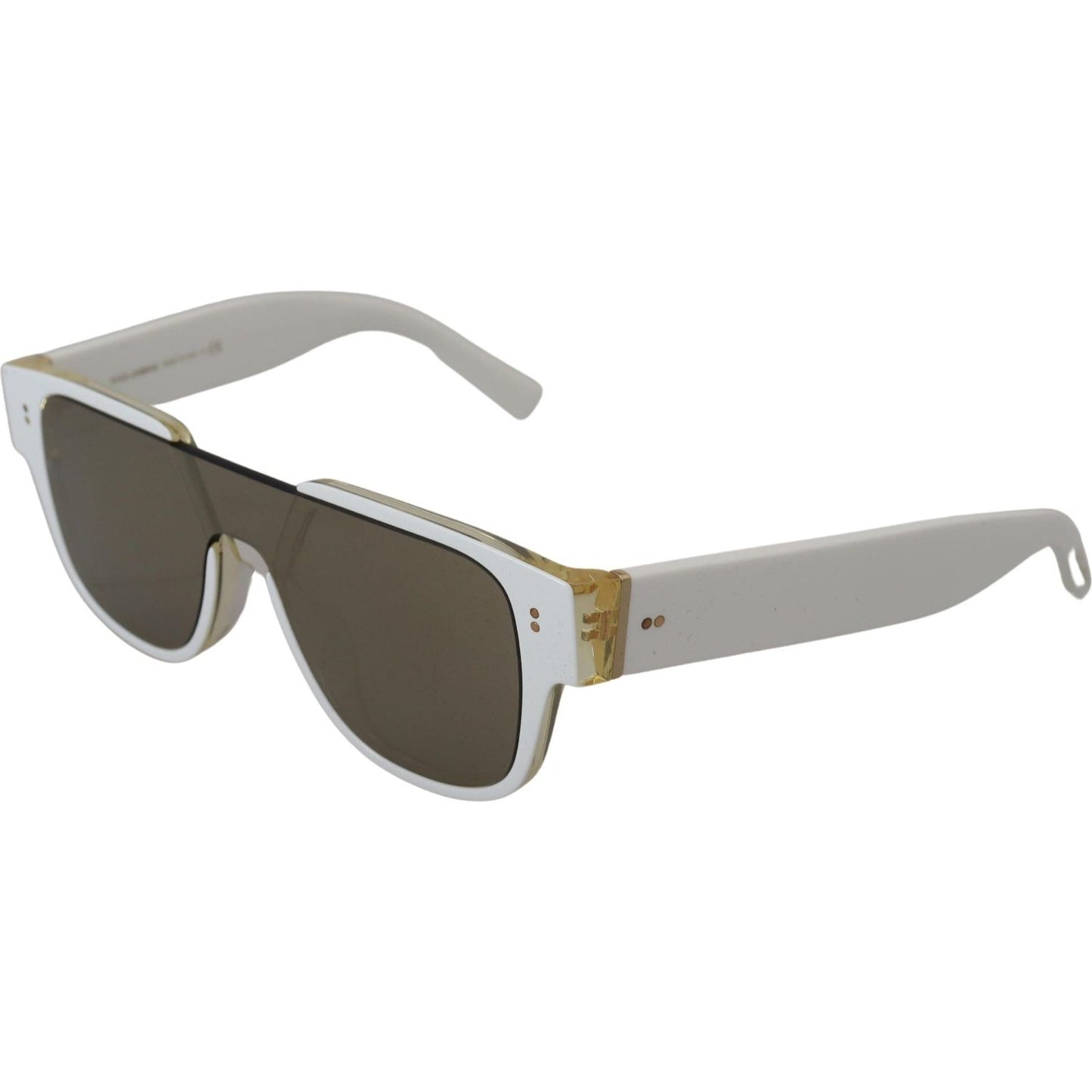 Dolce & Gabbana Elegant White Acetate Sunglasses for Women Dolce & Gabbana