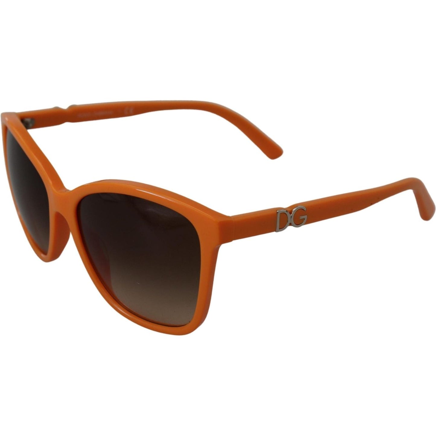 Dolce & Gabbana Chic Orange Round Sunglasses for Women Dolce & Gabbana