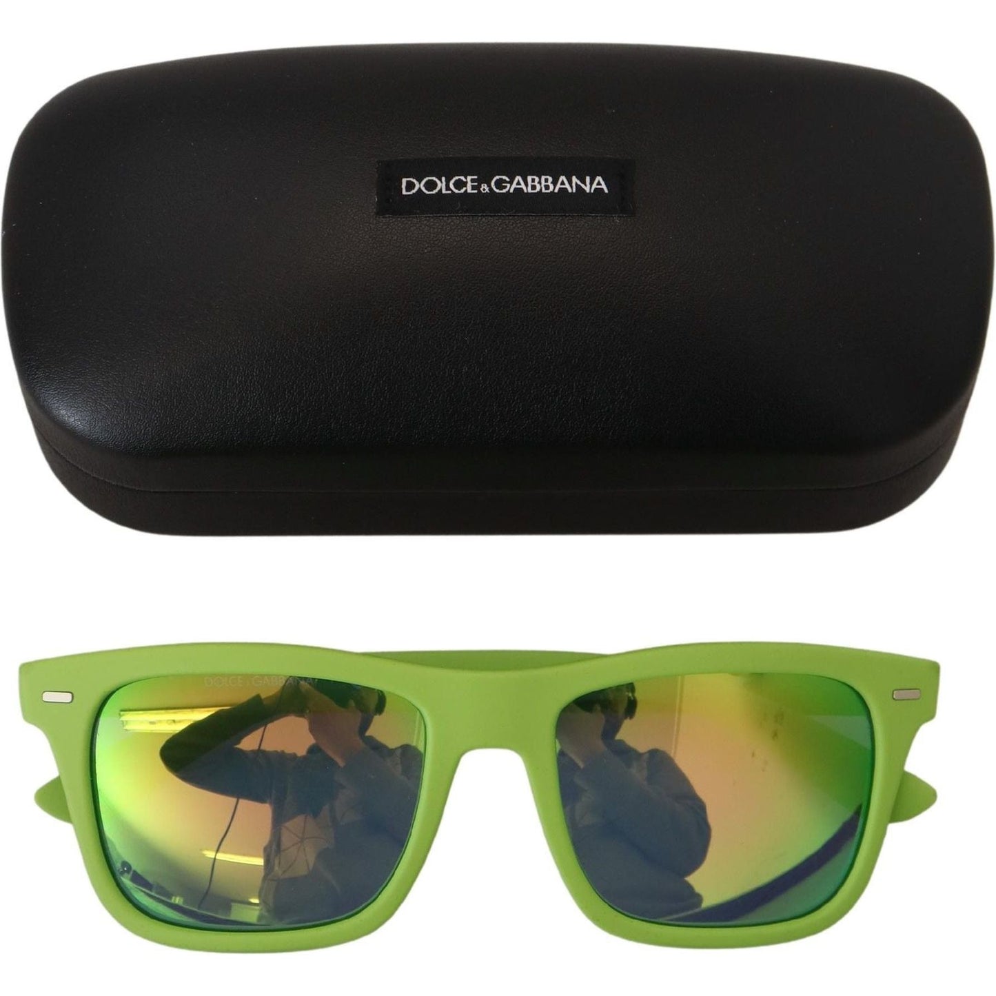 Dolce & Gabbana Acid Green Chic Full Rim Sunglasses Dolce & Gabbana