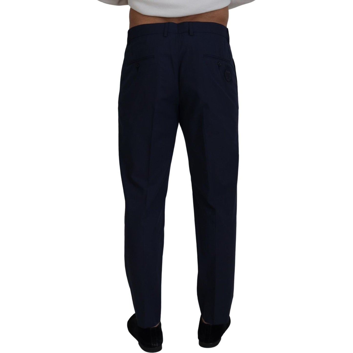 Dolce & Gabbana Chic Slim Fit Chinos in Blue Dolce & Gabbana