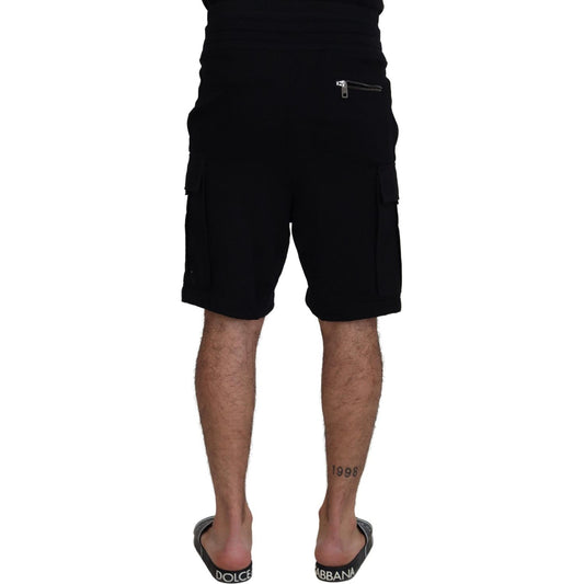 Dolce & Gabbana Elevate Your Summer: Classic Black Bermuda Shorts Shorts Dolce & Gabbana