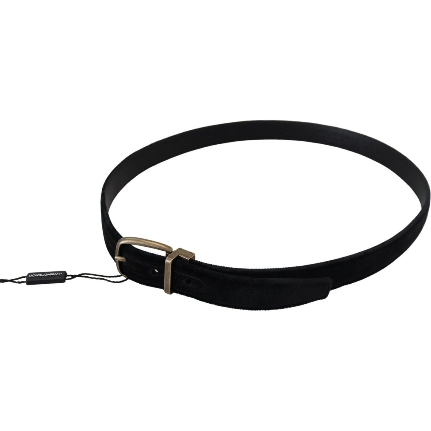 Dolce & Gabbana Elegant Black Leather Belt Dolce & Gabbana