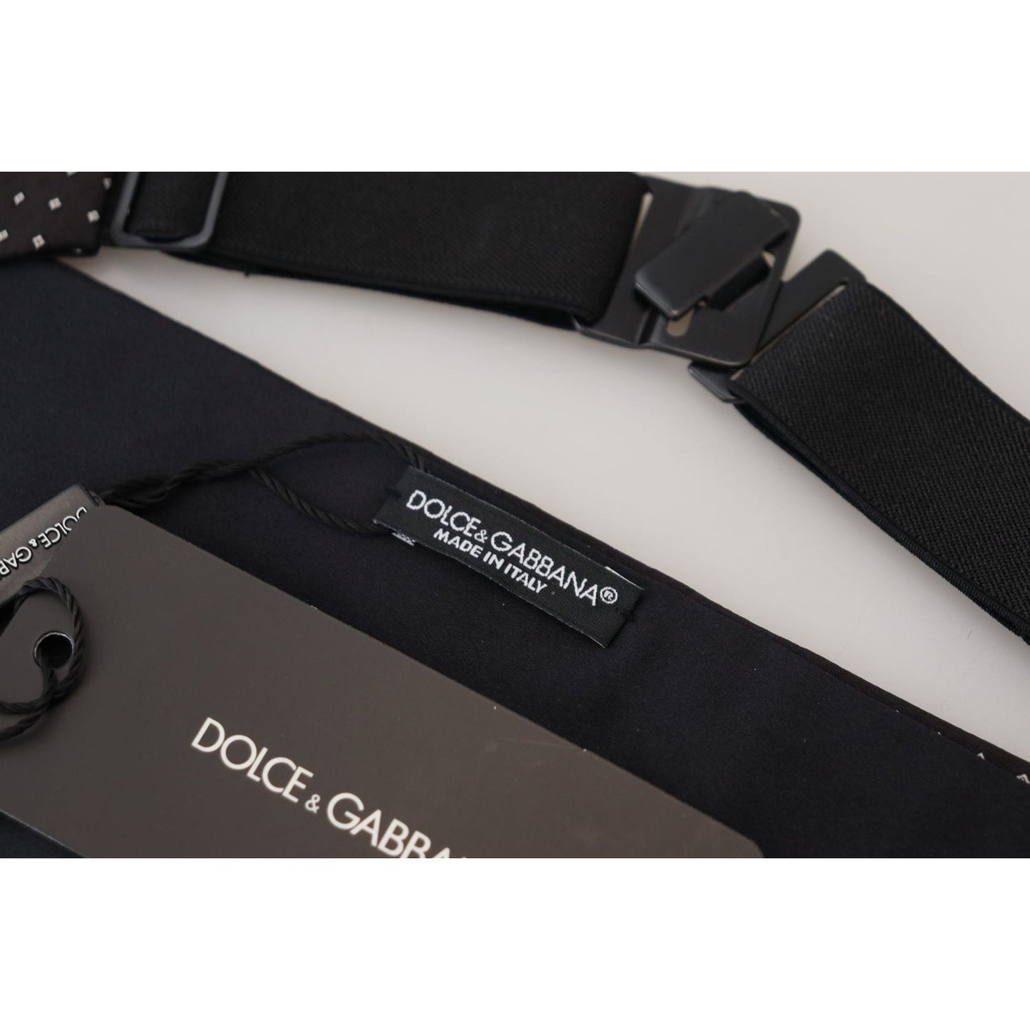 Dolce & Gabbana Elegant Silk Polka Dot Cummerbund Dolce & Gabbana