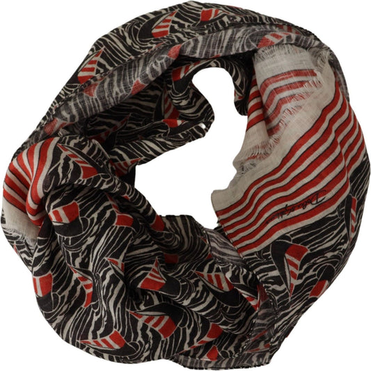 Dolce & Gabbana Elegant Striped Linen Men's Scarf Dolce & Gabbana