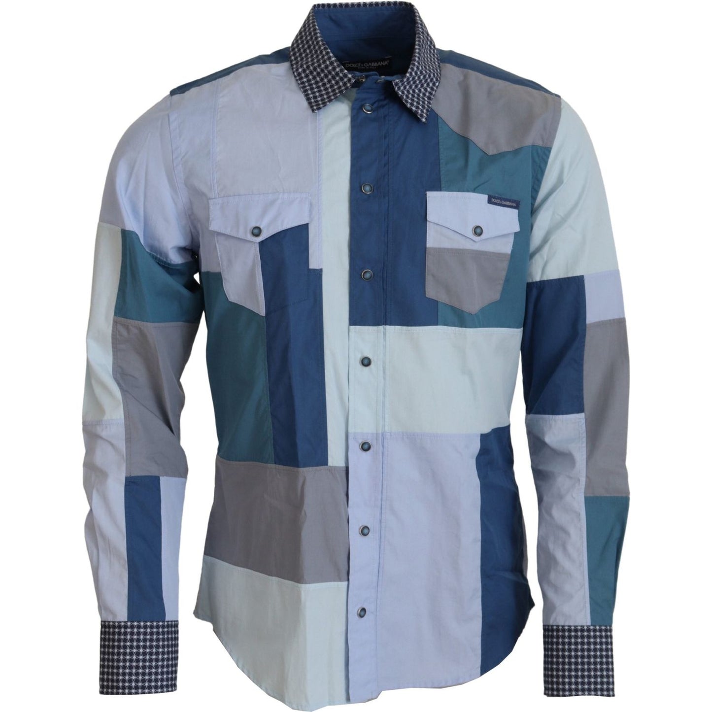 Dolce & Gabbana Elegant Multicolor Slim Fit Casual Shirt Dolce & Gabbana