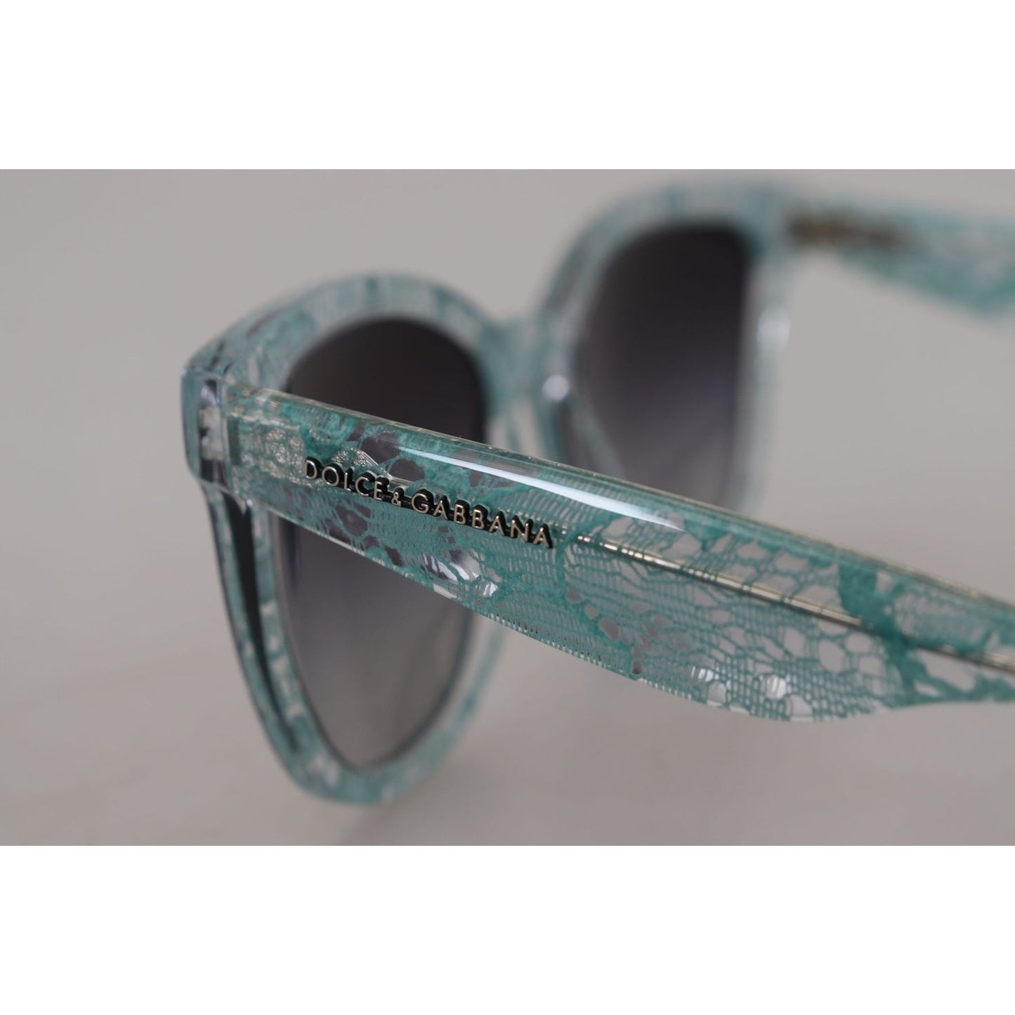 Dolce & Gabbana Sicilian Lace Crystal-Infused Sunglasses Dolce & Gabbana