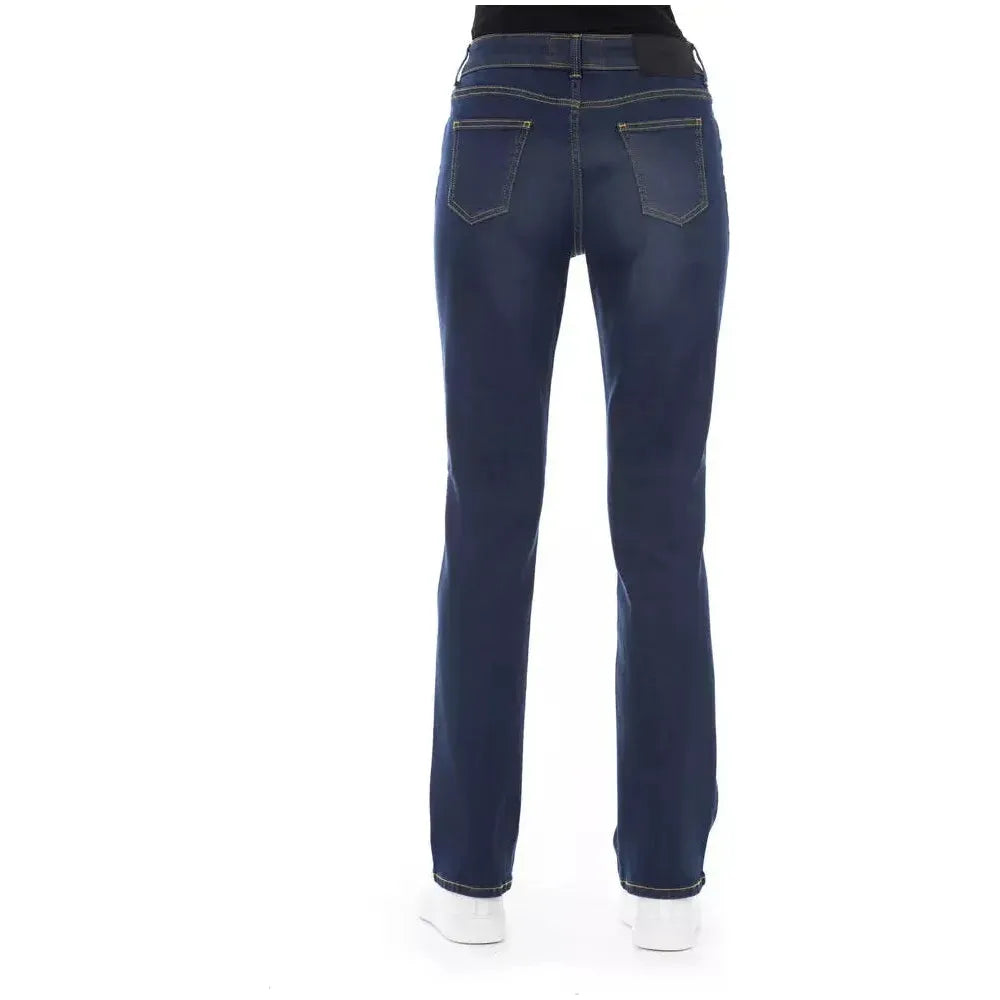 Baldinini Trend Blue Cotton Women's Jeans Baldinini Trend