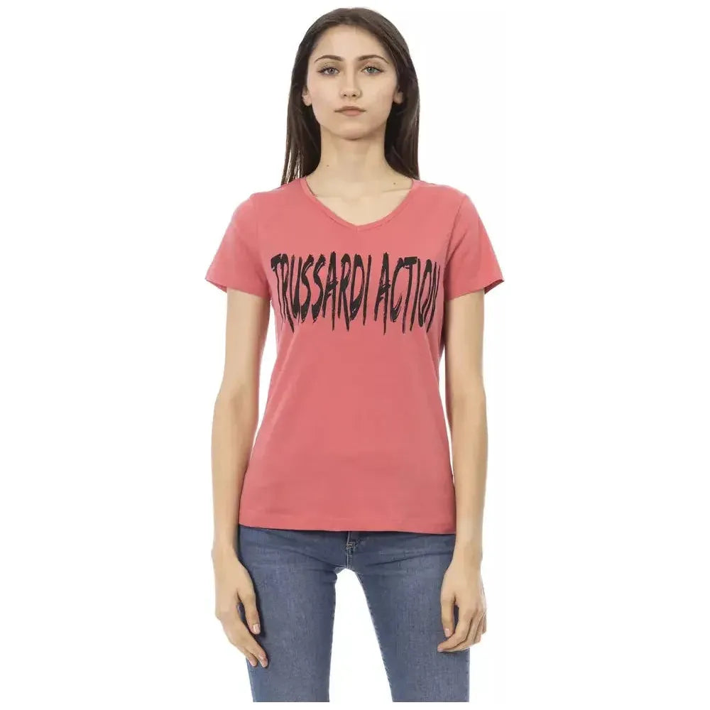 Trussardi Action Multicolor Cotton Women Top Trussardi Action