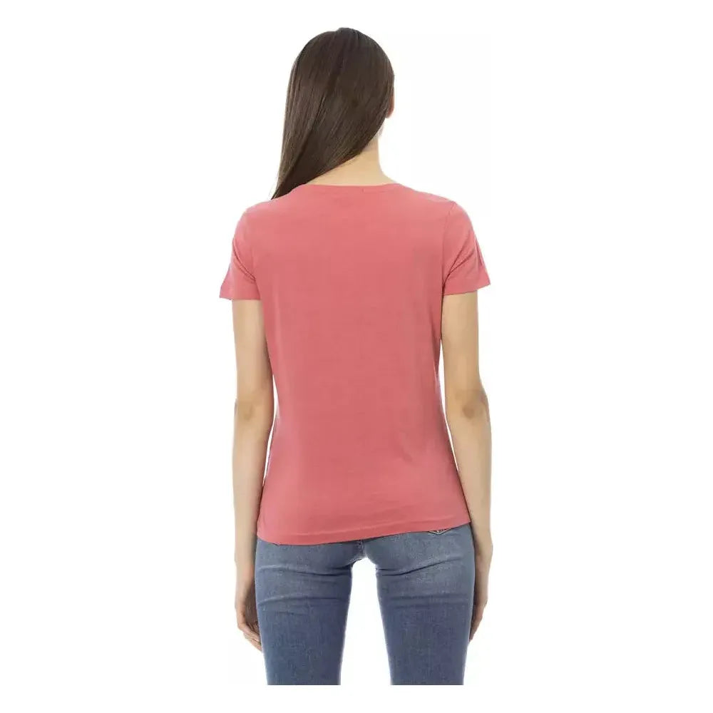 Trussardi Action Fuchsia Cotton Women Top Trussardi Action