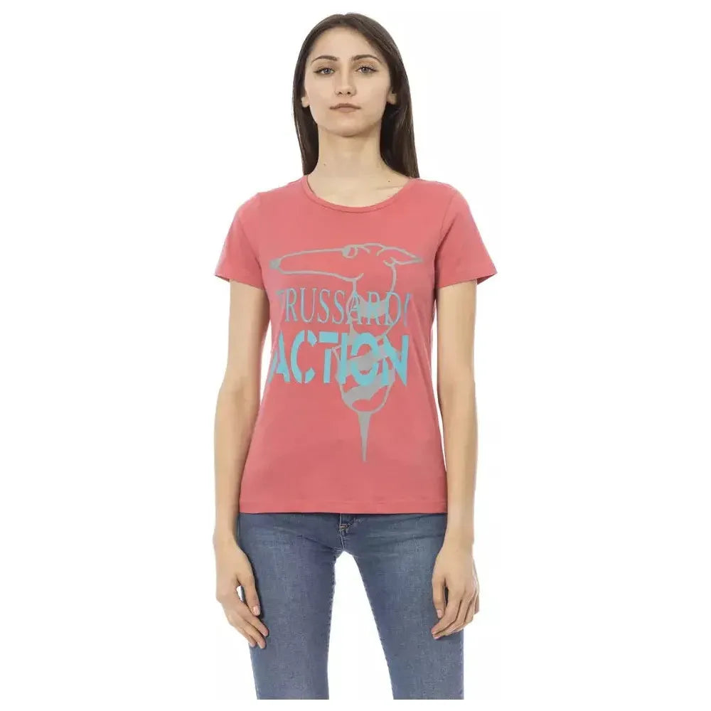 Trussardi Action Multicolor Cotton Women Top Trussardi Action