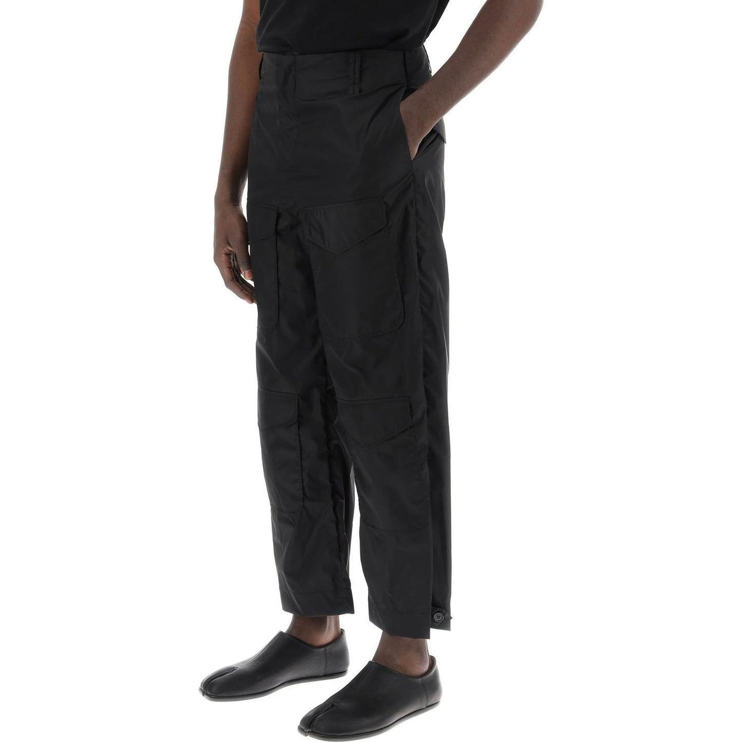 Simone Rocha nylon cargo pants for men Trousers Simone Rocha