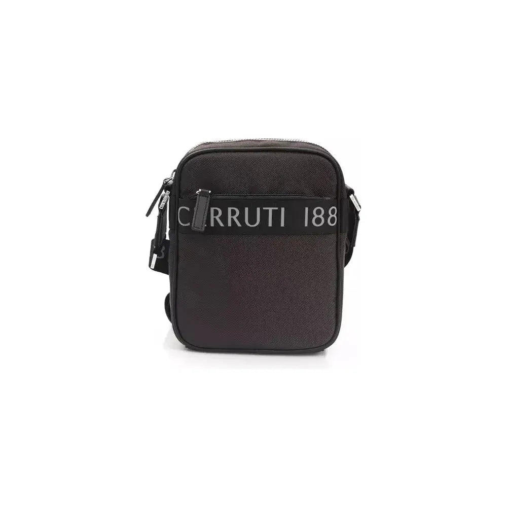 Cerruti 1881 Brown Nylon Men Messenger Bag Cerruti 1881