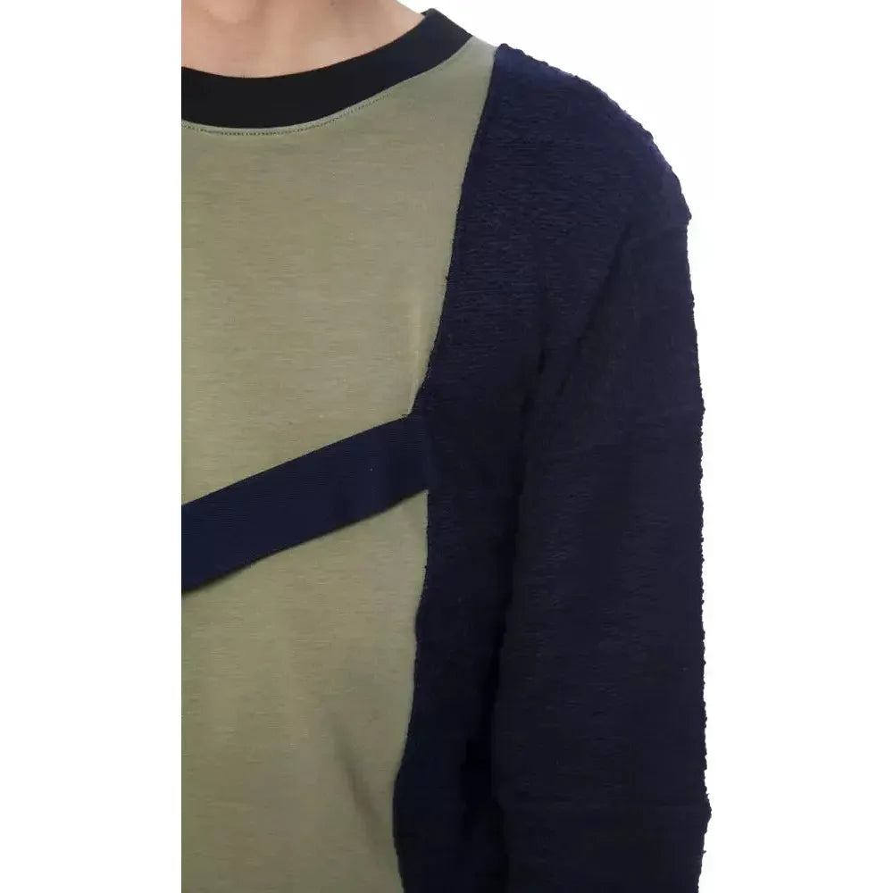 Nicolo Tonetto Army Cotton Men Sweater Nicolo Tonetto