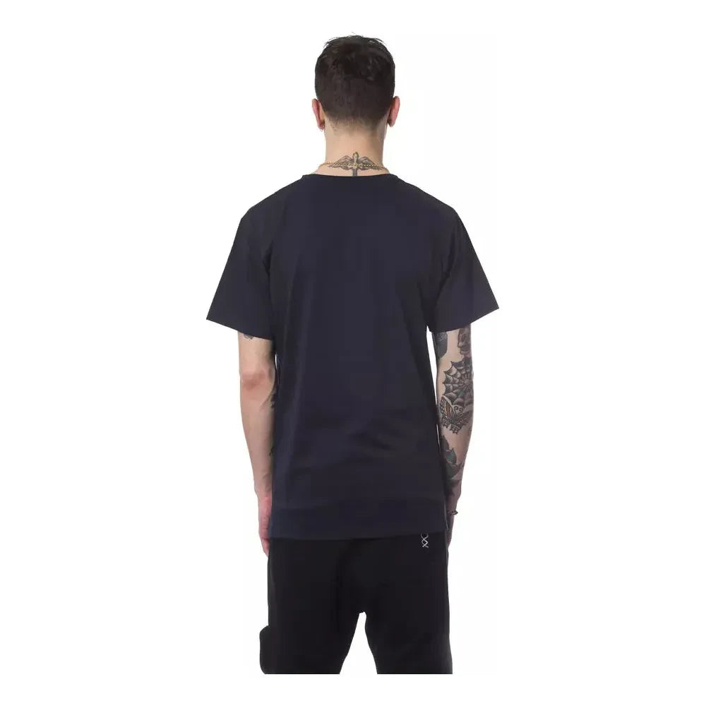 Nicolo Tonetto Blue Cotton Men T-Shirt Nicolo Tonetto