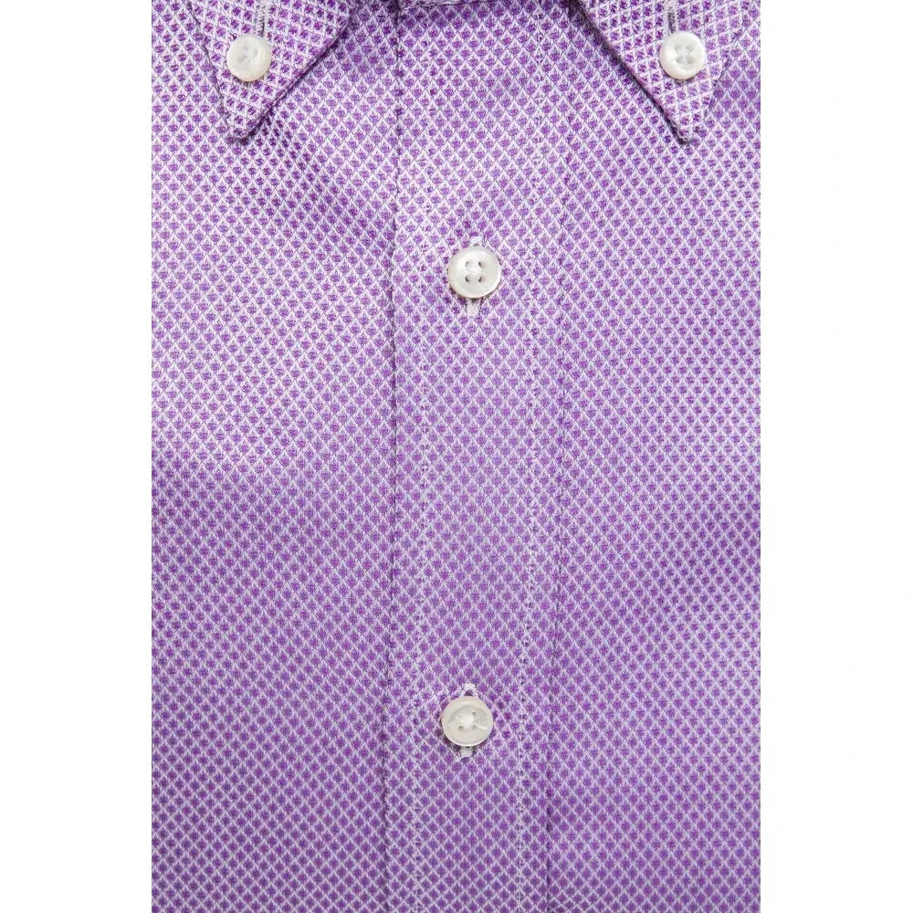 Robert Friedman Multicolor Cotton Men Shirt Robert Friedman