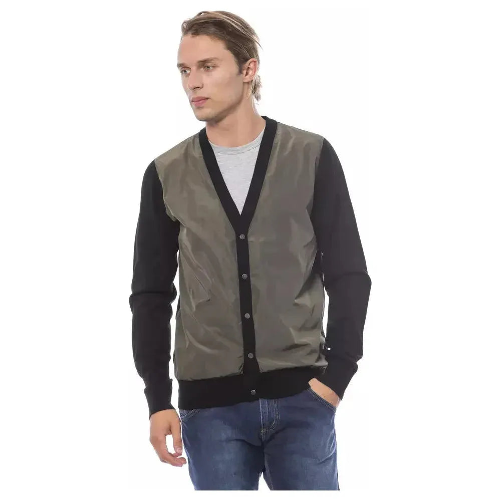 Verri Multicolor Wool Men Cardigan
