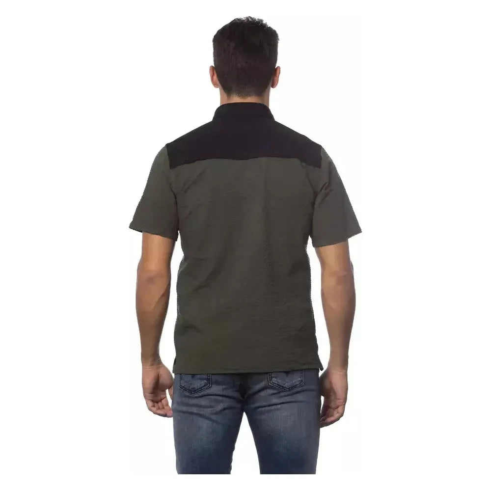 Verri Army Cotton Men Shirt Verri