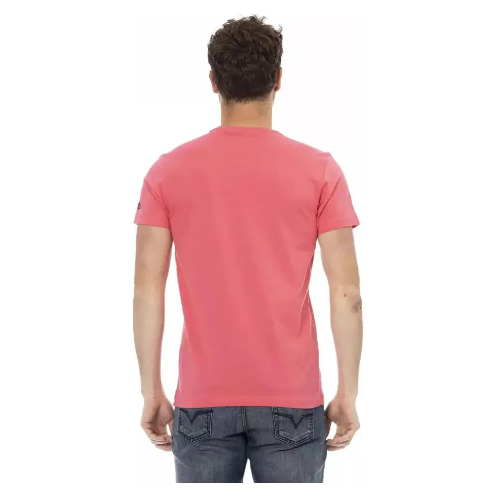 Trussardi Action Multicolor Cotton Men T-Shirt Trussardi Action