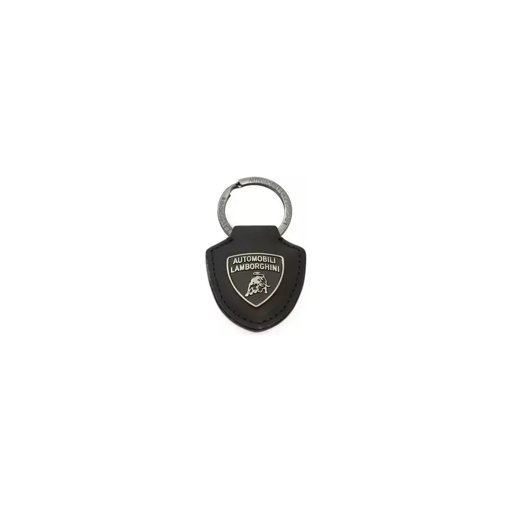 Automobili Lamborghini Black Metal Men Keychain Automobili Lamborghini