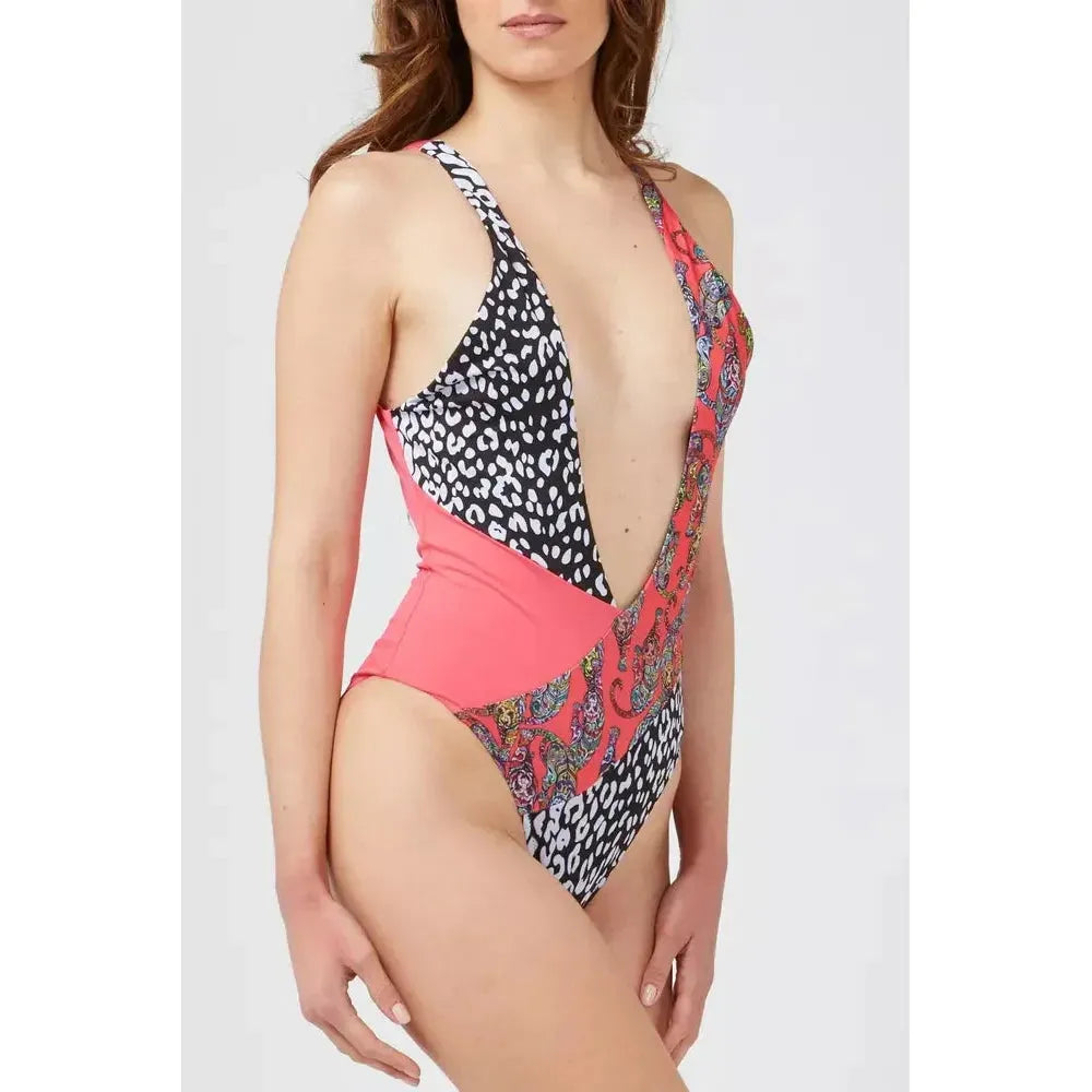 Custo Barcelona Fuchsia Polyester Women Swimsuit Custo Barcelona