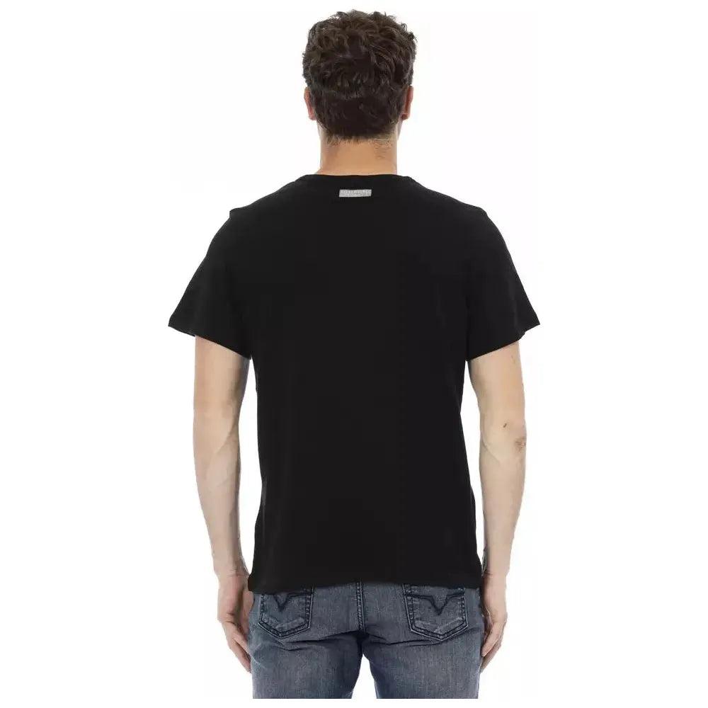 Bikkembergs Black Cotton Men T-Shirt Bikkembergs