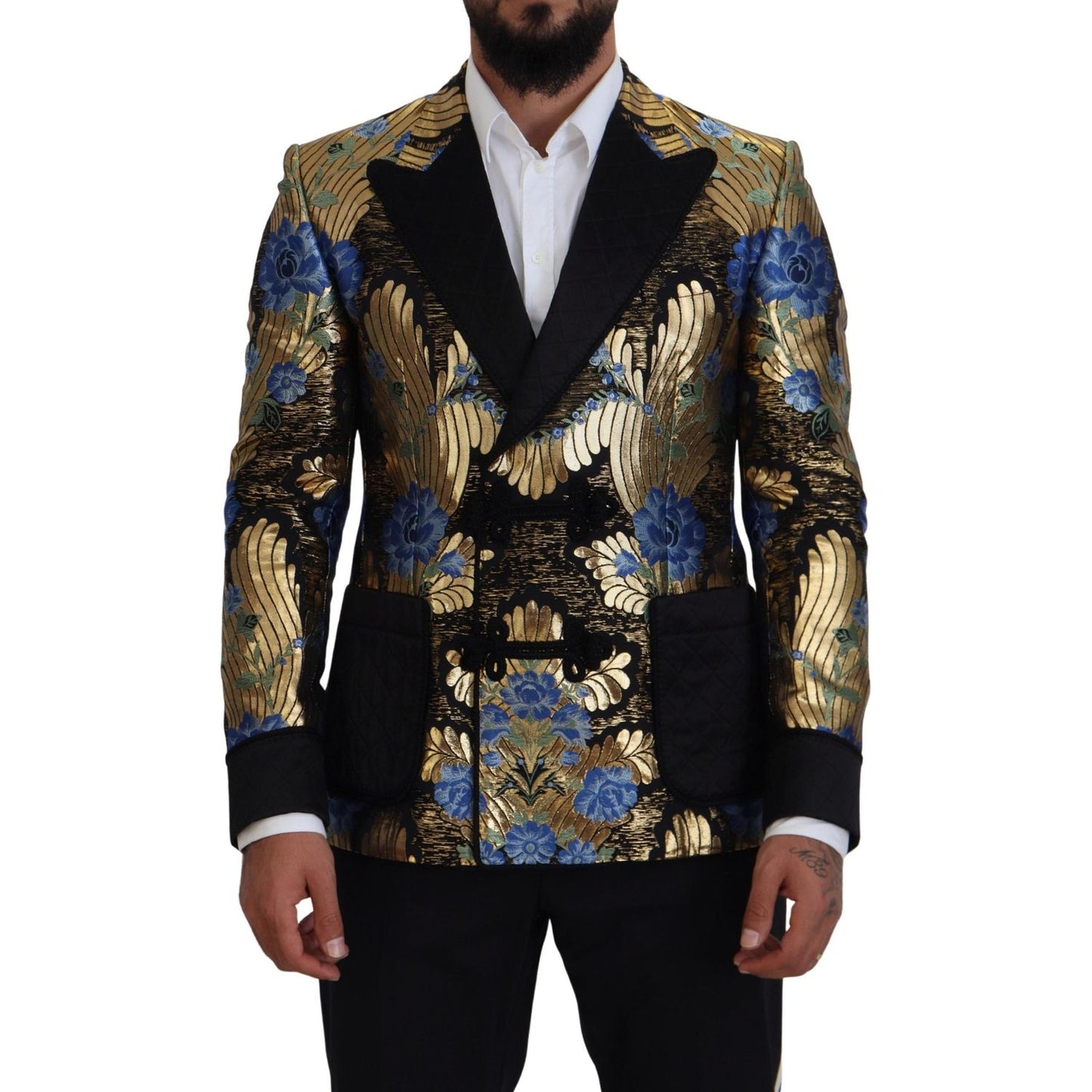 Dolce & Gabbana Elegant Floral Evening Party Blazer Dolce & Gabbana