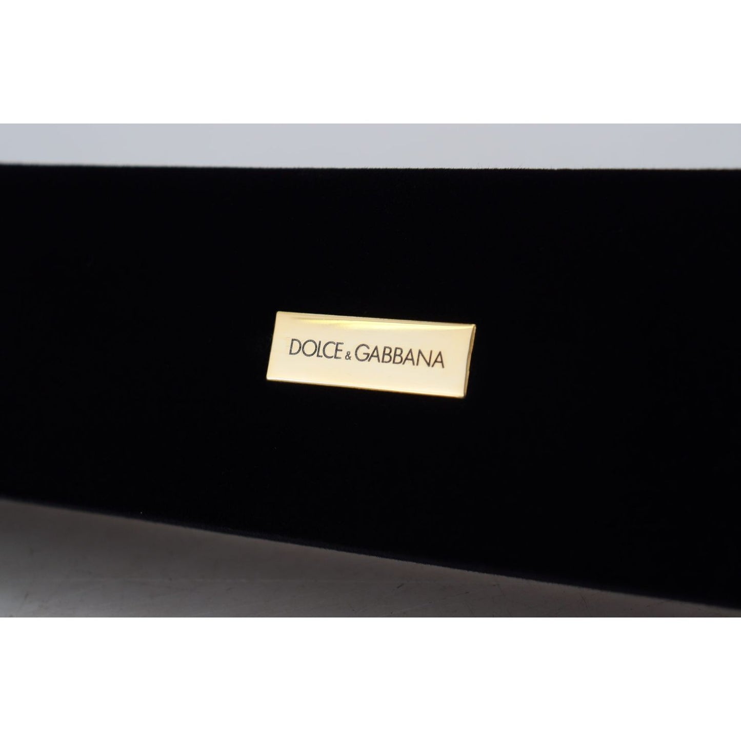 Dolce & Gabbana Elegant Velvet Jewelry Storage Box FASHION ACCESSORIES Dolce & Gabbana