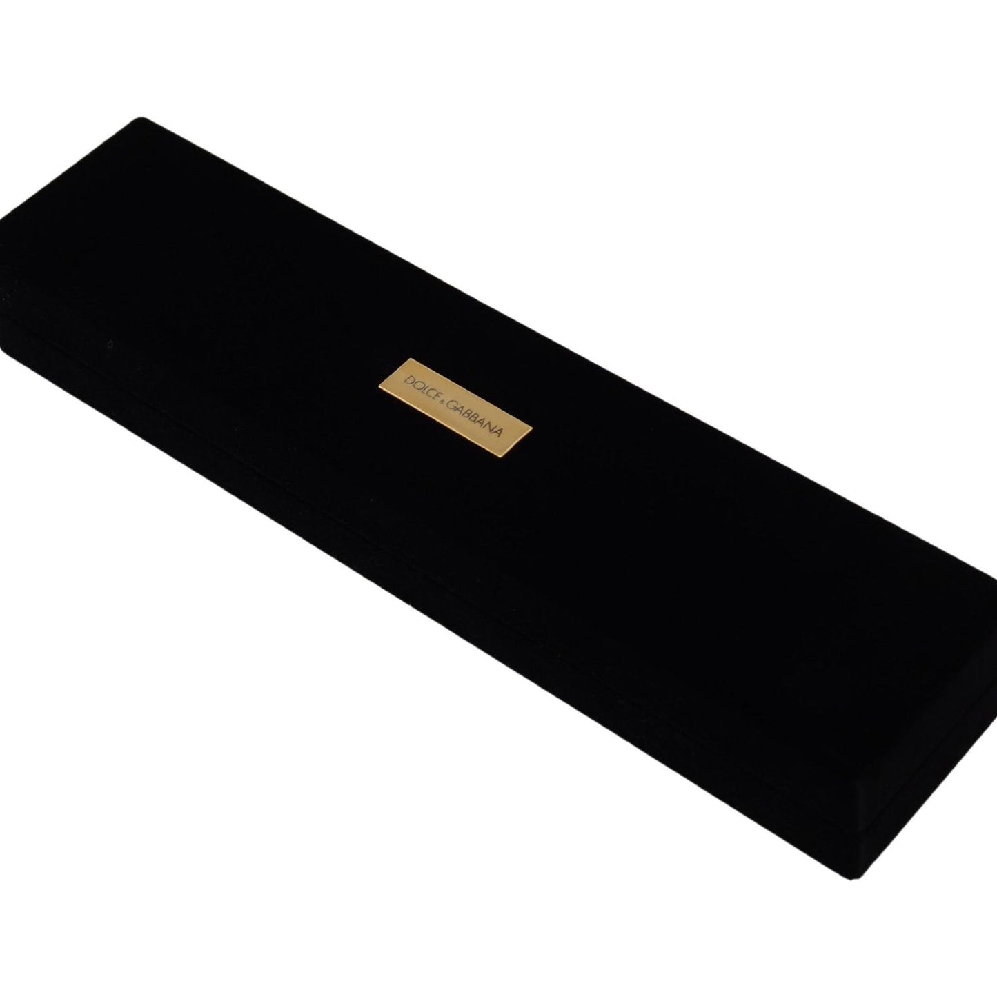 Dolce & Gabbana Elegant Velvet Jewelry Storage Box FASHION ACCESSORIES Dolce & Gabbana