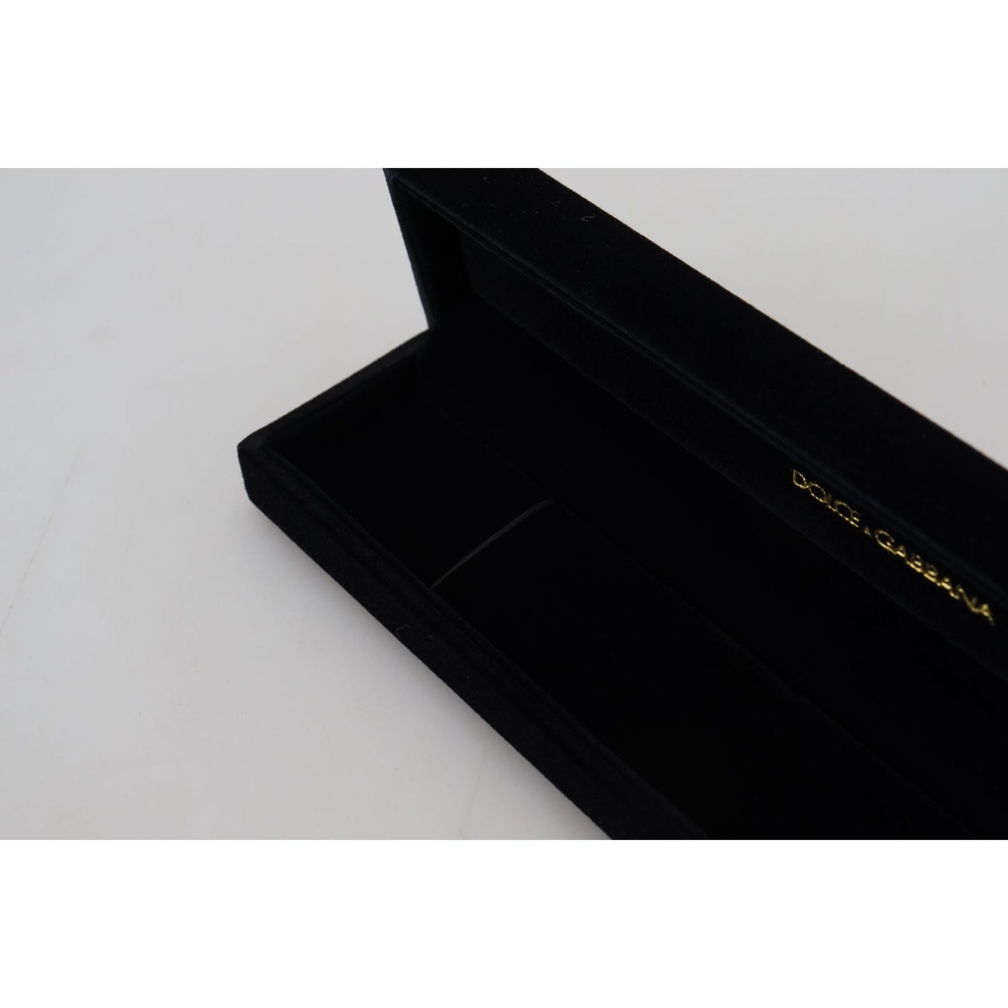 Dolce & Gabbana Elegant Velvet Jewelry Storage Box FASHION ACCESSORIES Dolce & Gabbana