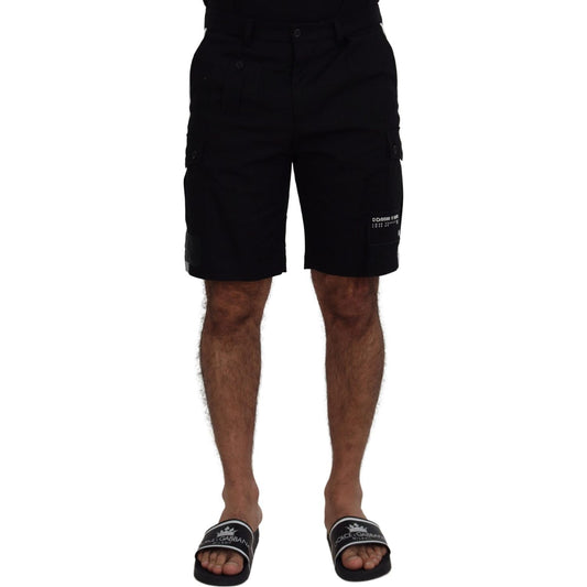 Dolce & Gabbana Elegant MainLine Black Shorts Dolce & Gabbana