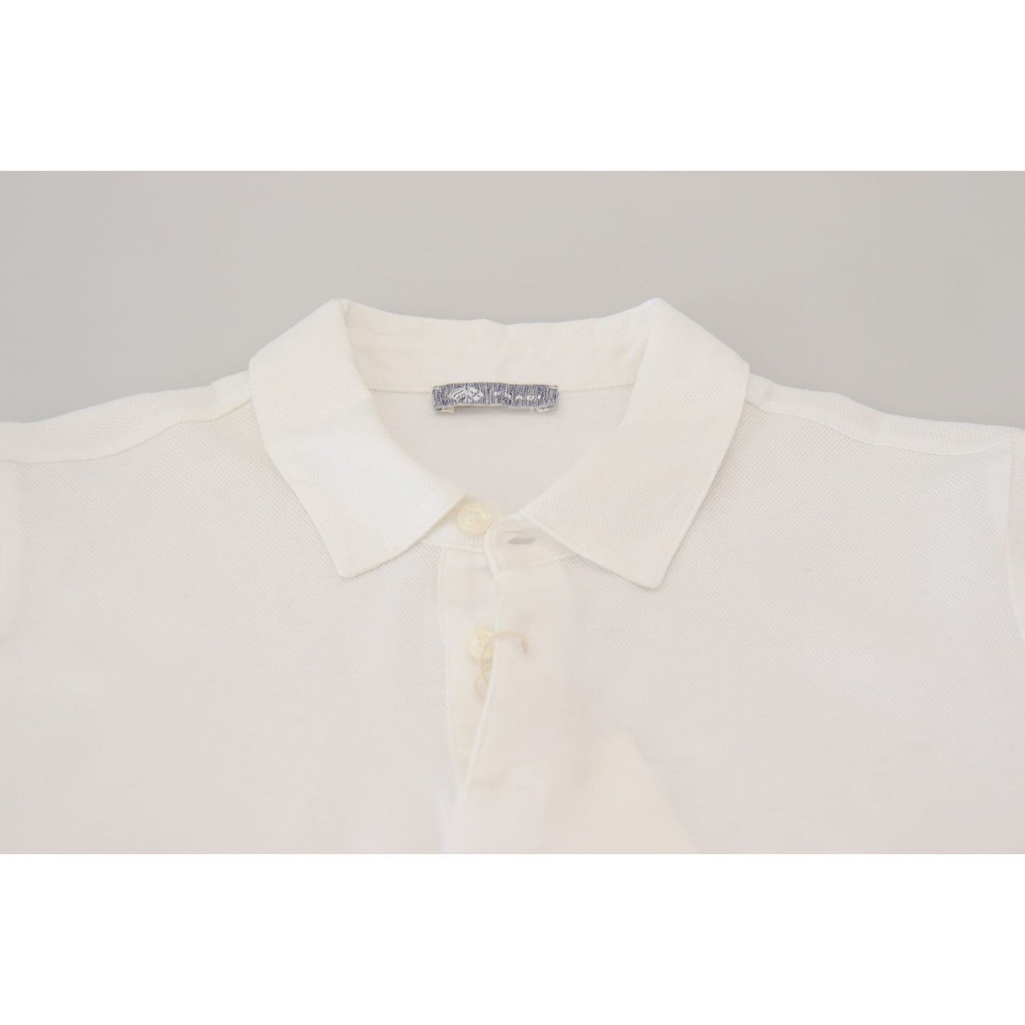 FRADI Elegant White Cotton Polo T-Shirt FRADI