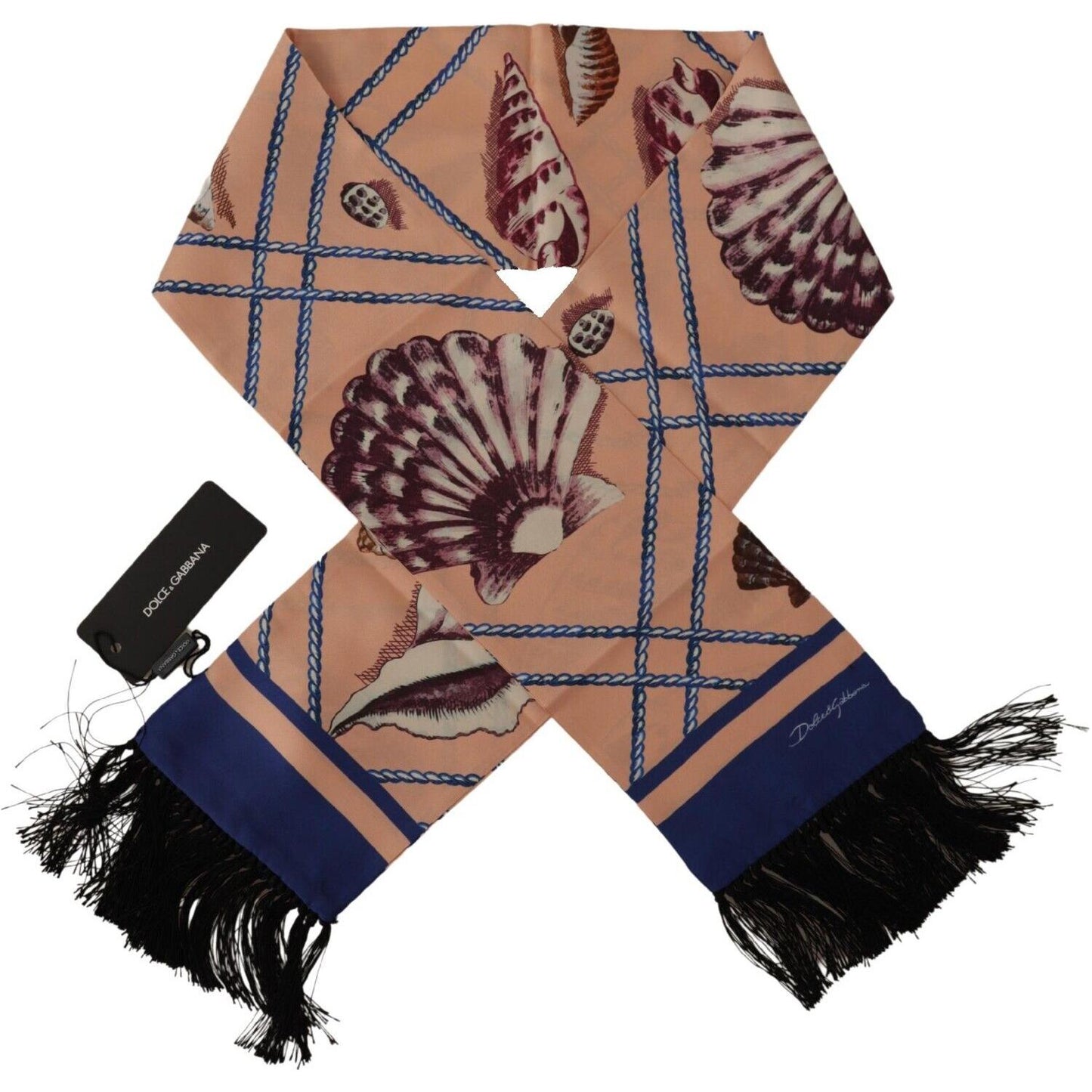 Dolce & Gabbana Elegant Silk Men's Scarf Wrap Dolce & Gabbana