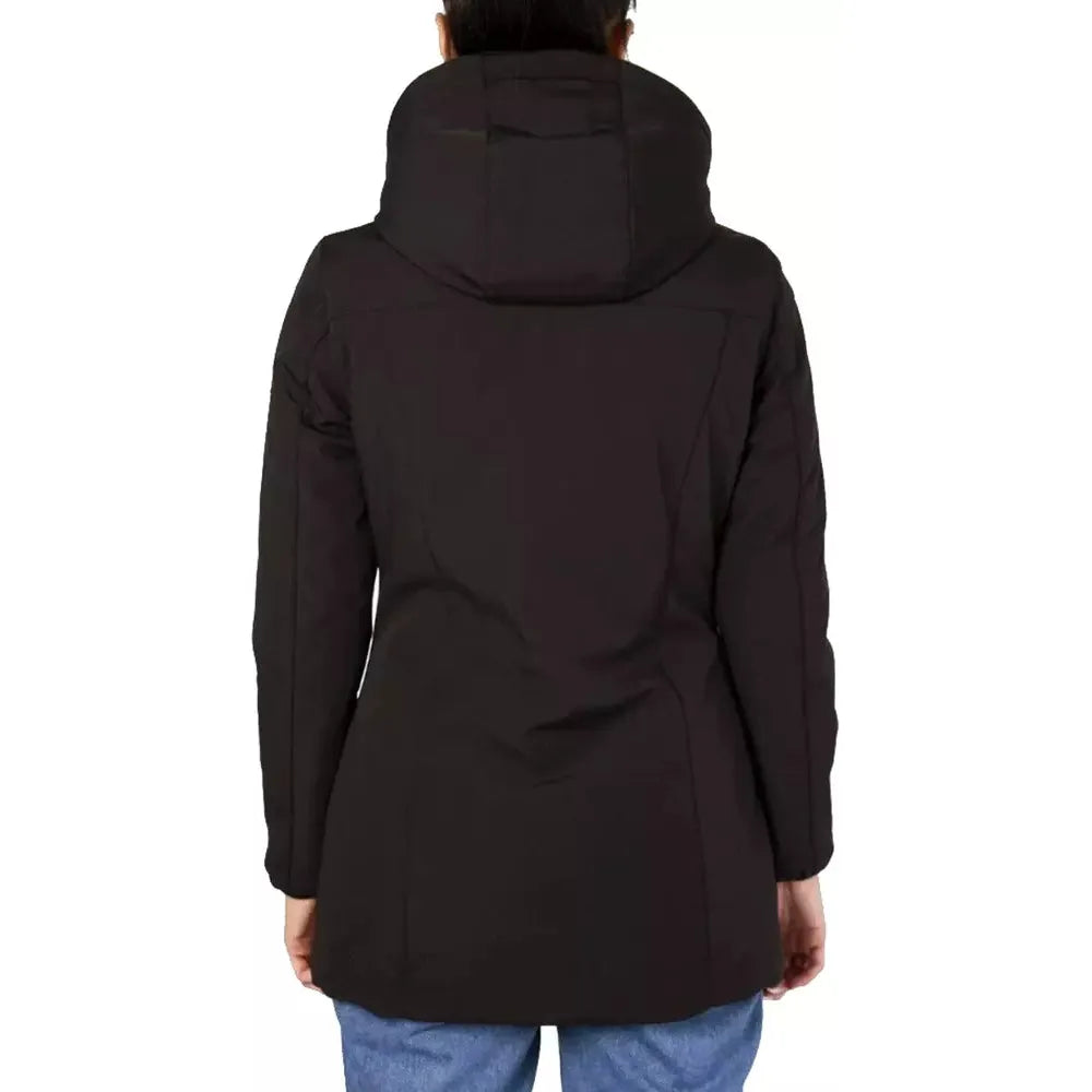 Yes Zee Black Polyamide Women Jacket Yes Zee