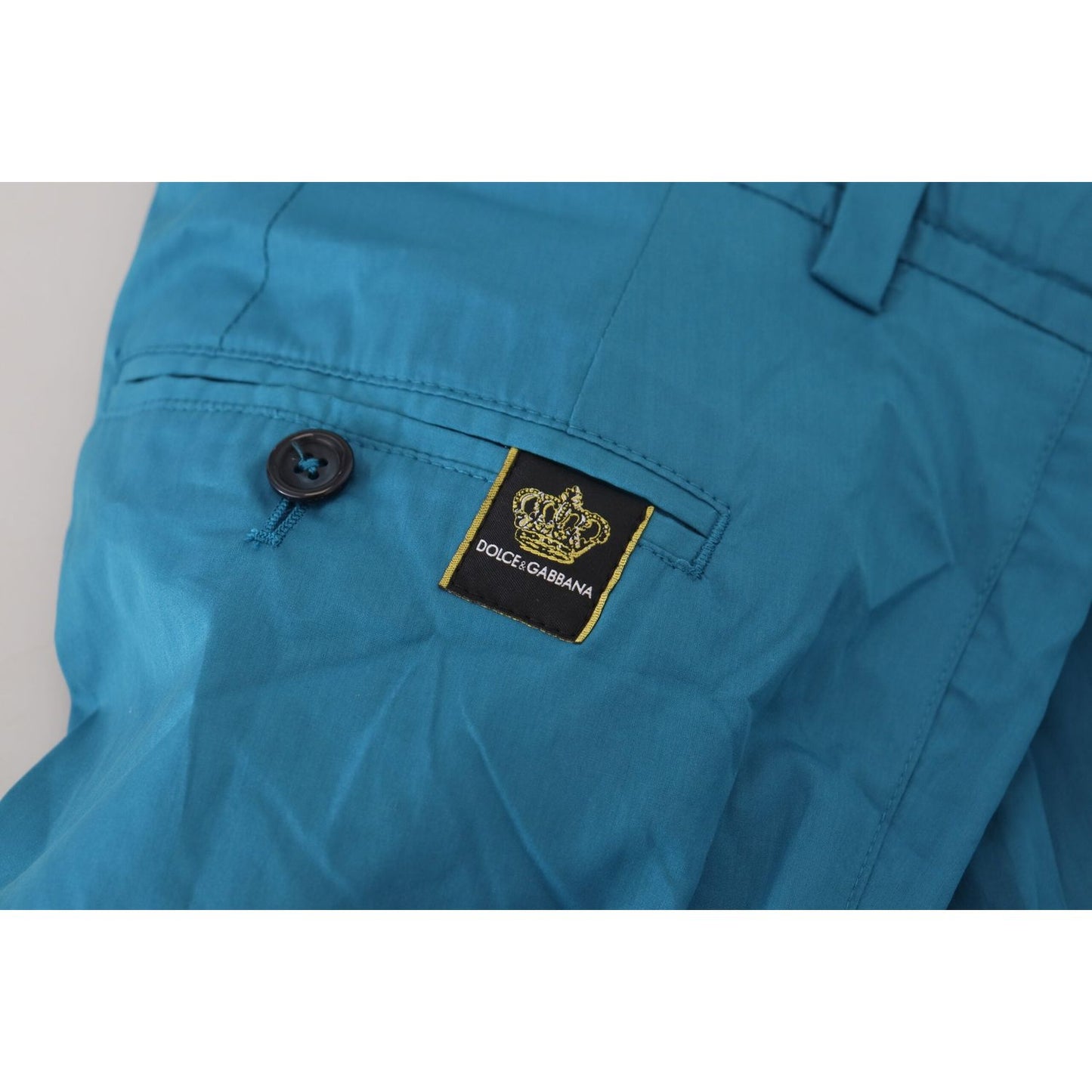 Dolce & Gabbana Casual Blue Chinos Trousers Pants Dolce & Gabbana