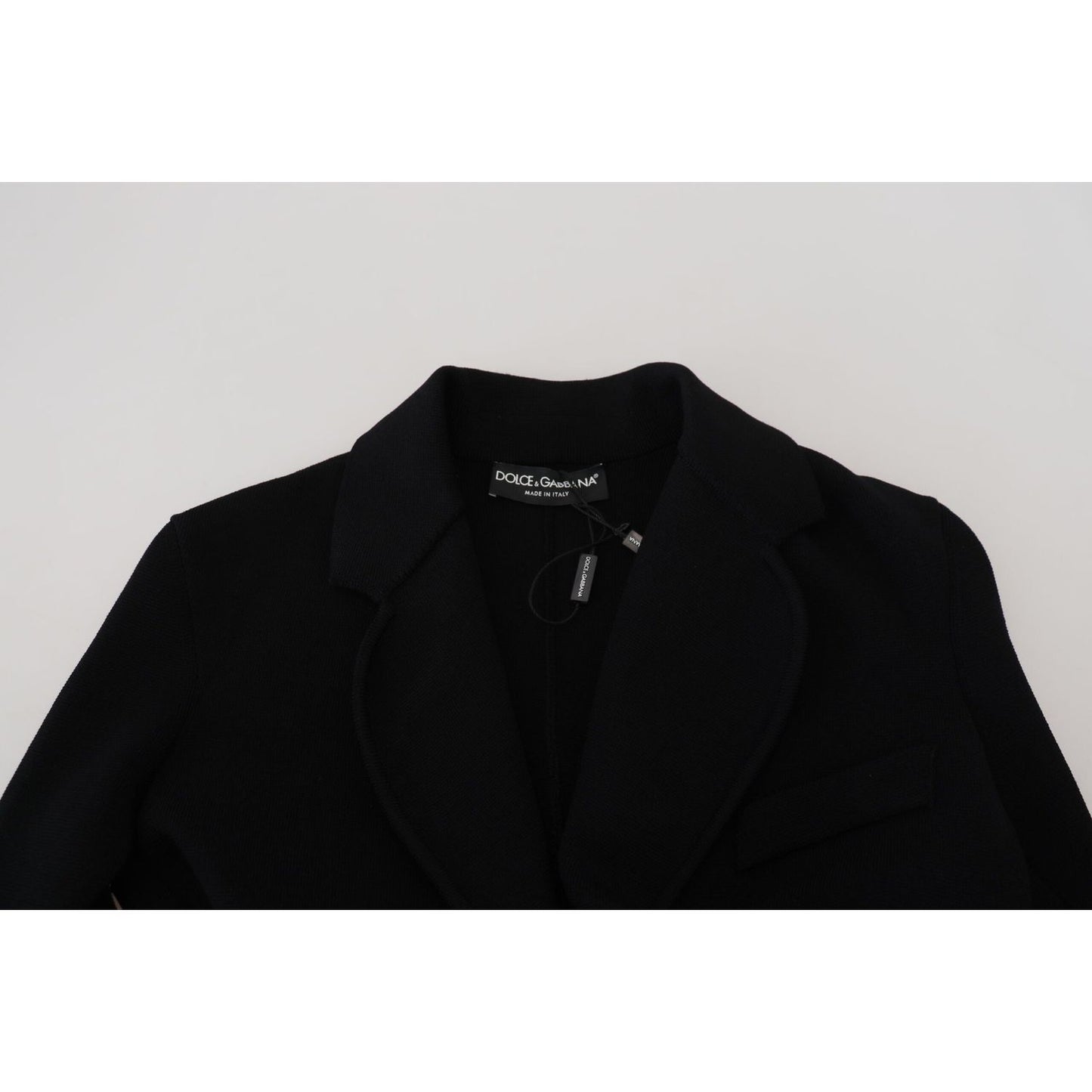 Dolce & Gabbana Elegant Black Long Sleeve Jacket Dolce & Gabbana