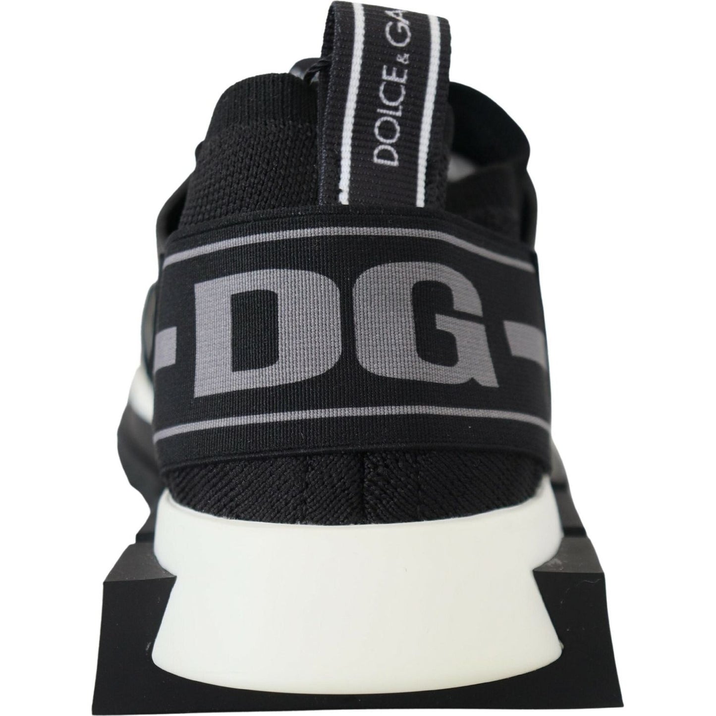 Dolce & Gabbana Chic Sorrento Slip-On Sneakers in Monochrome Dolce & Gabbana