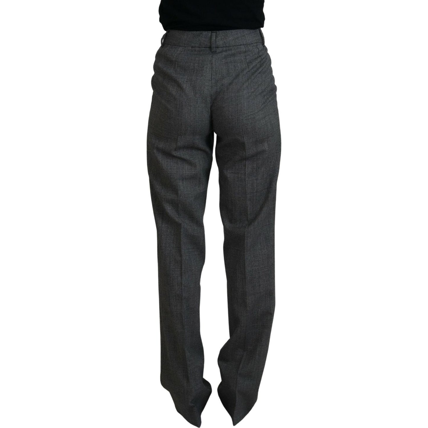 Dolce & Gabbana High-Waist Plaid Virgin Wool Pants Dolce & Gabbana